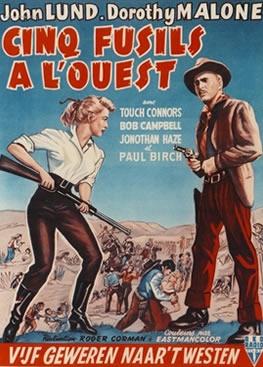 Beş Kişi Ölecek – Five Guns West (1955) Türkçe Dublaj DVDRip TR-ENG Dual